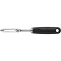 Zpvfg Straight Swivel Stainless Steel Peeler Black Grip - Product view